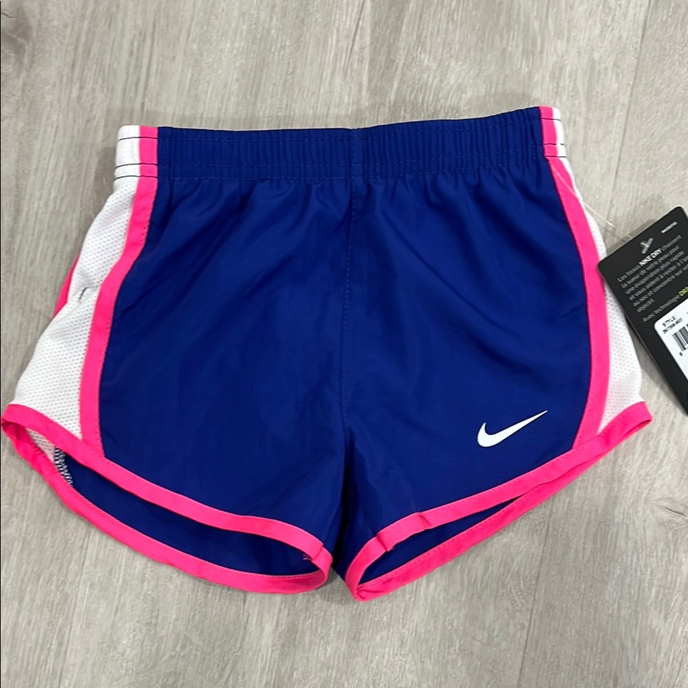Nike Children’s  Blue and Pink Running  Shorts
